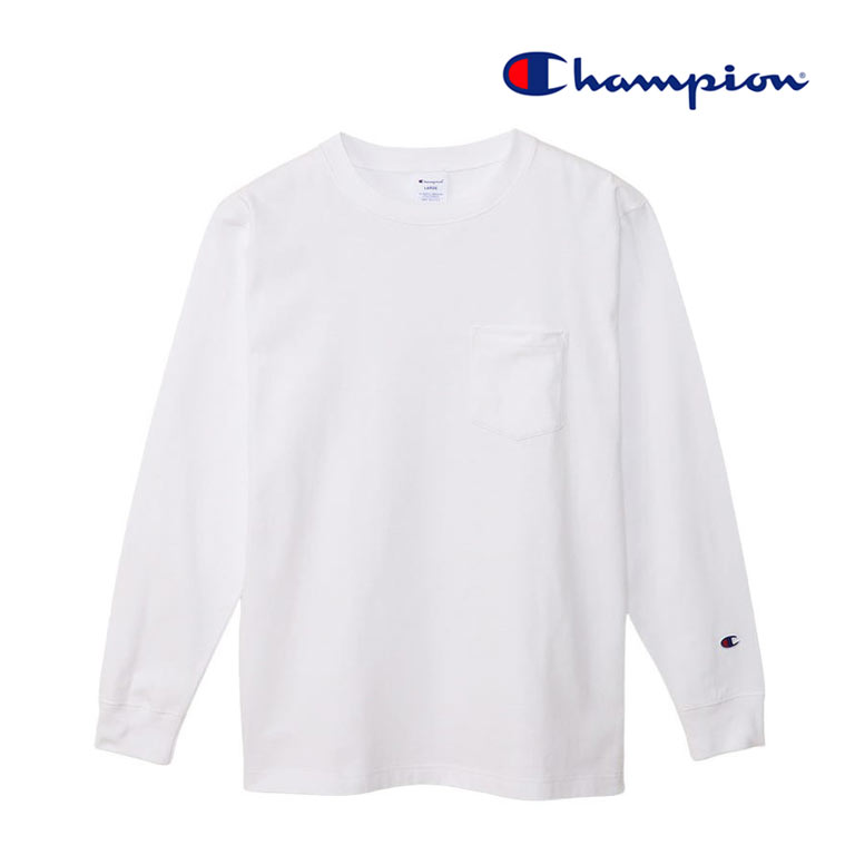 Champion（チャンピオン） ロングスリーブポケットTシャツ ベーシック