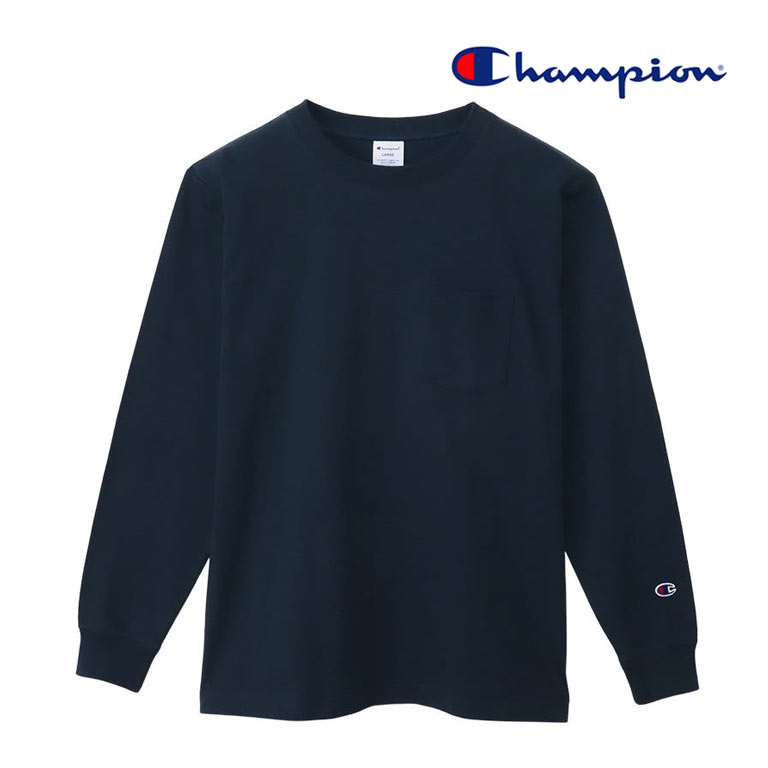 Champion（チャンピオン） ロングスリーブポケットTシャツ ベーシック