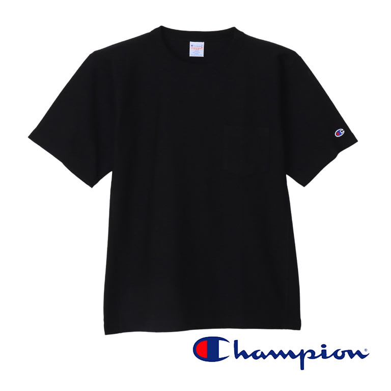 チャンピオン リバースウィーブ Tシャツ ポケット付きTシャツ C3-Z319 4色 ホワイト グレ...