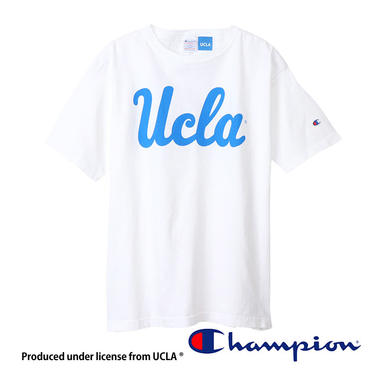 チャンピオン Champion メンズ T1011 ティーテンイレブン US Tシャツ C5-X301 UCLA カレッジTシャツ ホワイト ネイビー他｜lad｜03