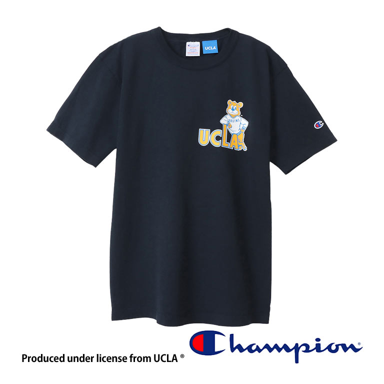 チャンピオン Champion メンズ T1011 ティーテンイレブン US Tシャツ C5-X301 UCLA カレッジTシャツ ホワイト ネイビー他｜lad｜04
