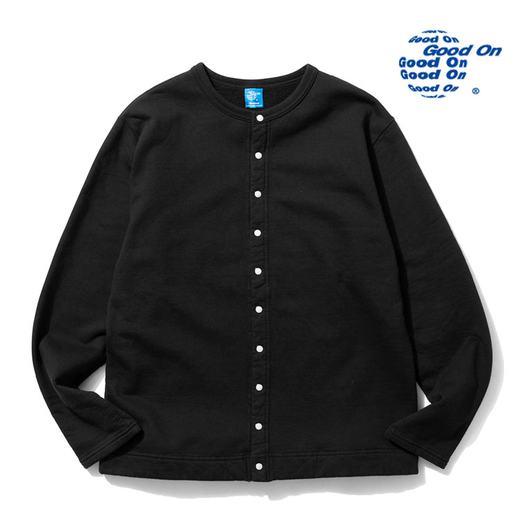 GOOD ON Good On グッドオン 9ozクルースウェットカーディガン GOOD ON Good On グッドオン 9ozクルースウェットカーディガン