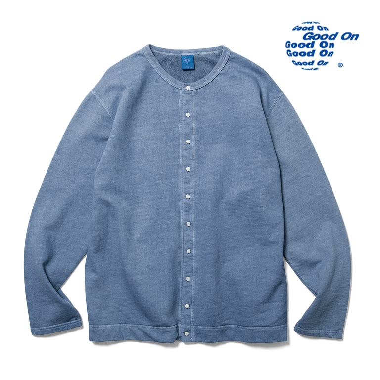 GOOD ON Good On グッドオン 9ozクルースウェットカーディガン