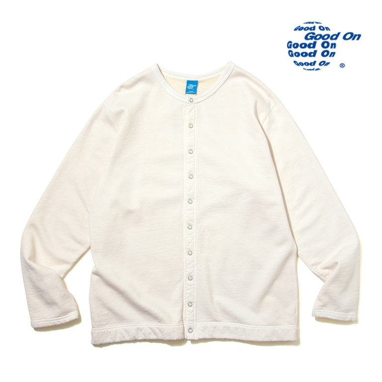 GOOD ON Good On グッドオン 9ozクルースウェットカーディガン