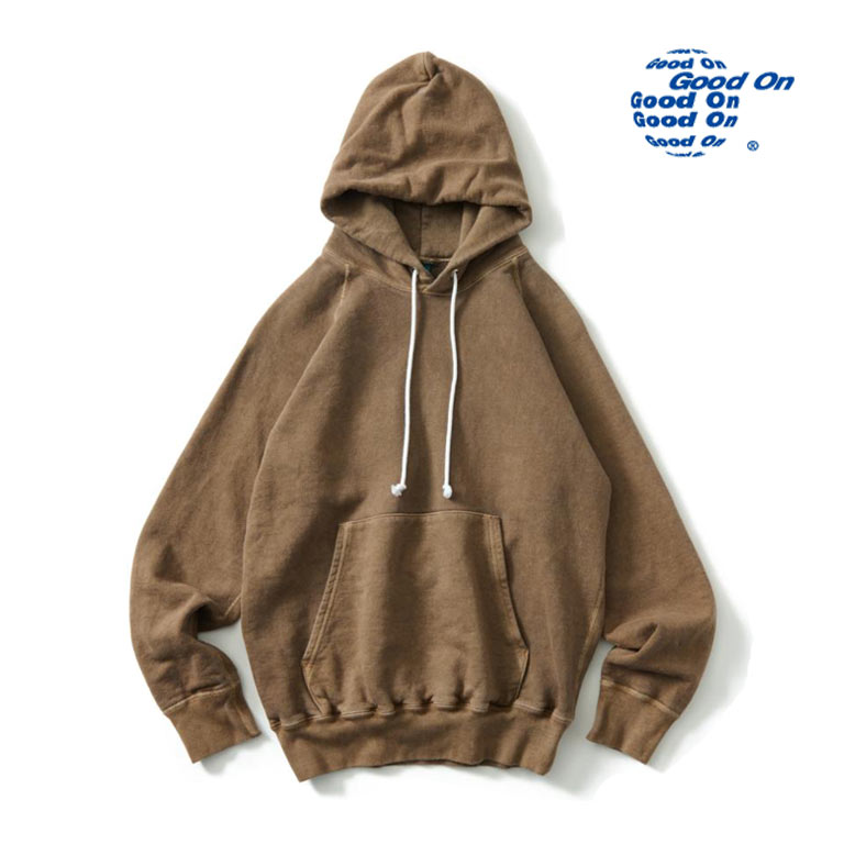 GOOD ON（グッドオン） 9oz ラグラン プルオーバーパーカー フード 