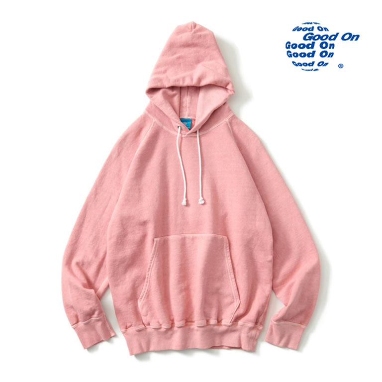 GOOD ON（グッドオン） 9oz ラグラン プルオーバーパーカー フード 