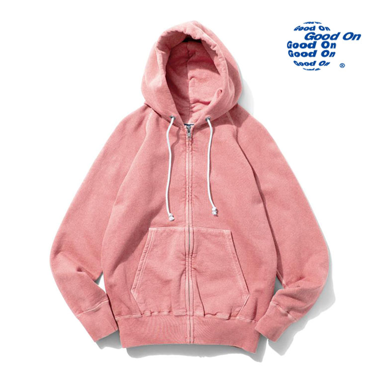 GOOD ON（グッドオン） 9oz ジップアップパーカー ラグランジップ