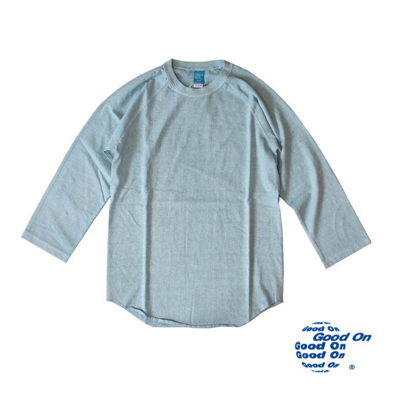 Good On グッドオン BASEBALL TEE 5.5oz 7分丈ベースボールＴシャツ ロンT GOLT601 11色 ホワイト ブラック他｜lad｜11