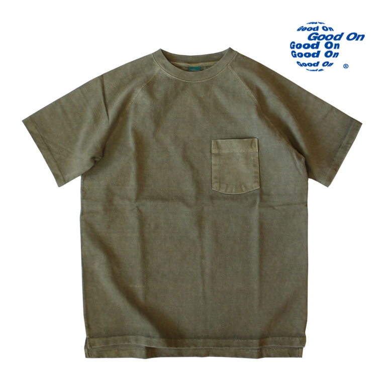 GOOD ON Good On グッドオン HEAVY RAGLAN POCKET TEE 9oz