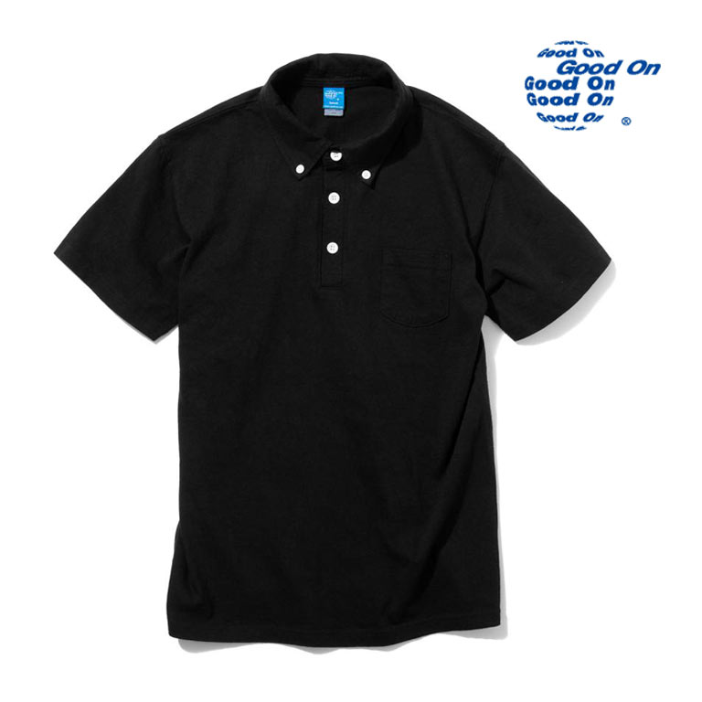 GOOD ON（グッドオン） 5.5oz ショートスリーブ ボタンダウン ポロT