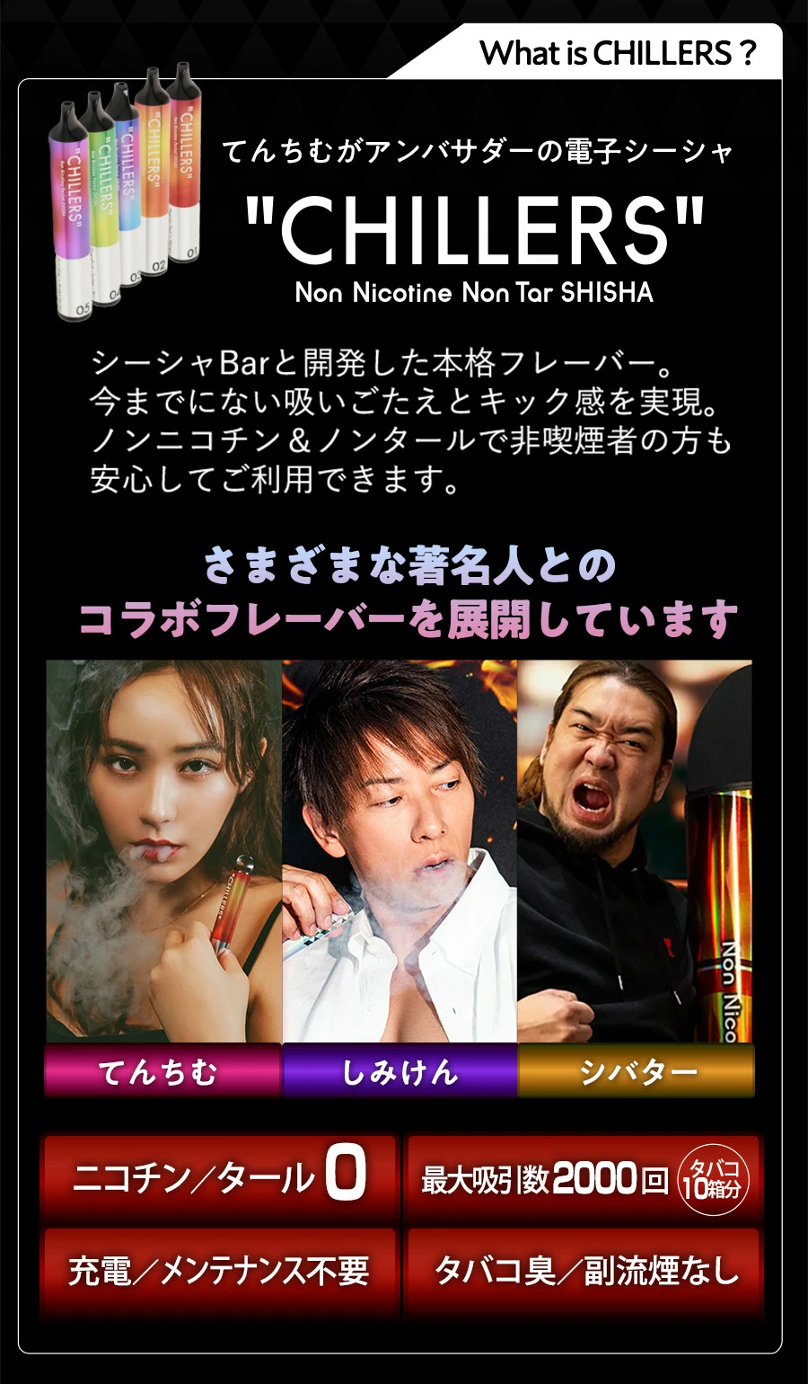 様々なインフルエンサーとコラボレーション