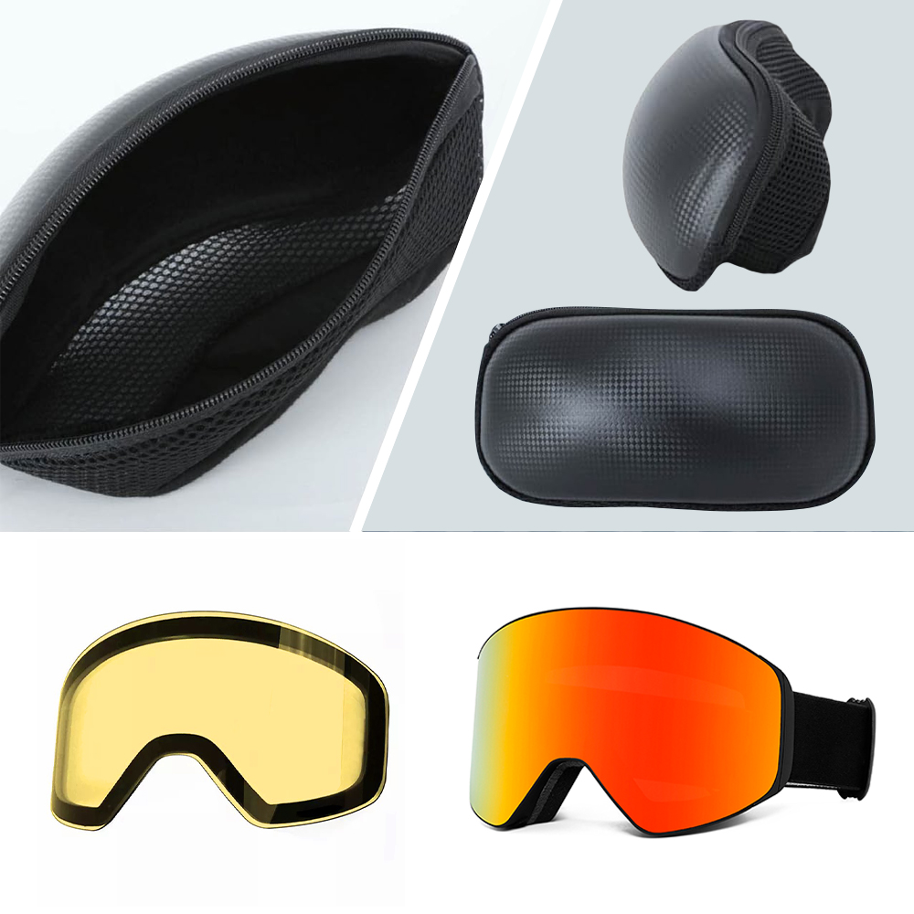 スキーゴーグル スノーゴーグル ダブルレンズ 磁気レンズ 大人 耐衝撃性 メガネ対応 曇り止め スノーボードゴーグル UVカット 収納ケース メンズ レディース |  | 11