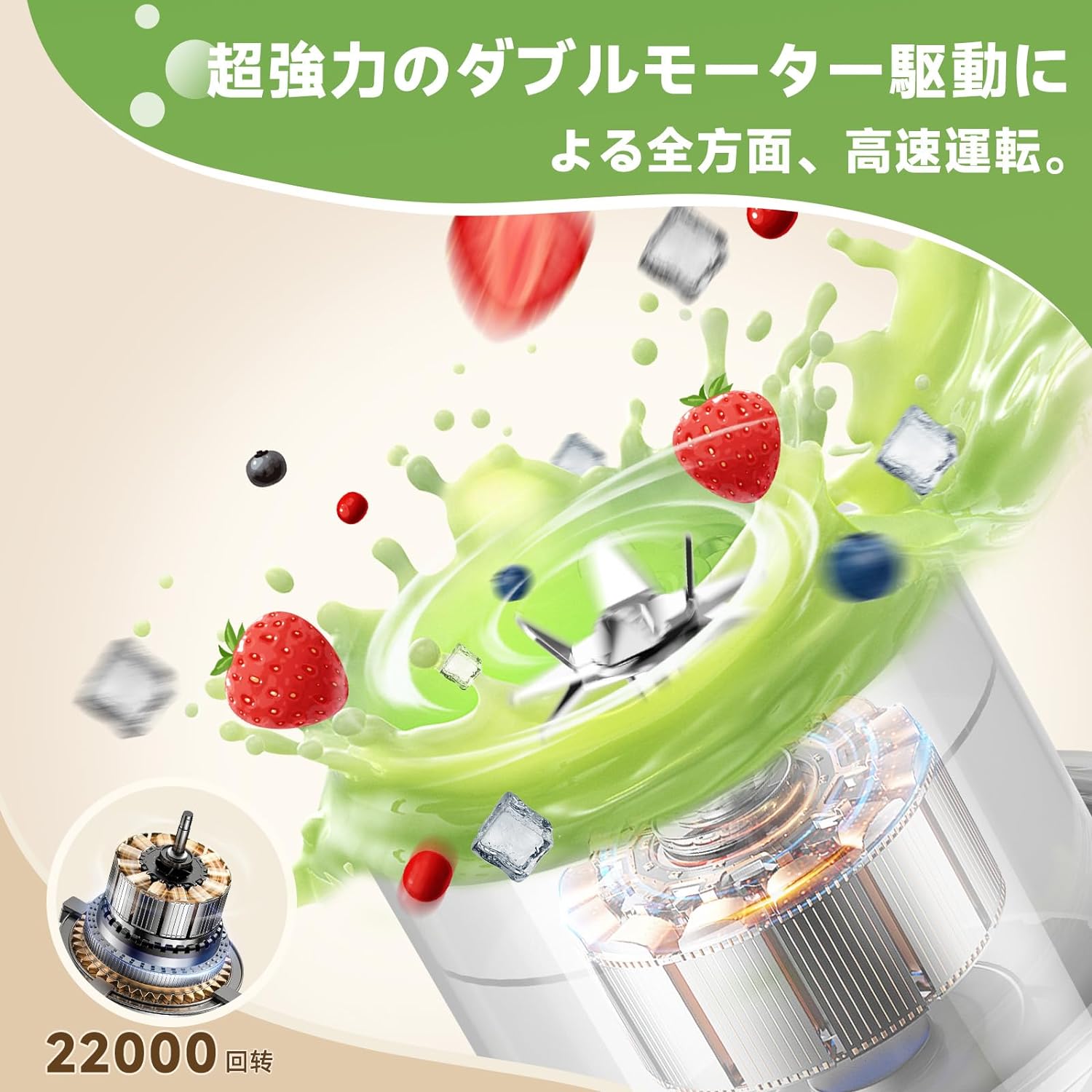 ミキサー ジューサー ミキサー小型 スムージー 氷も砕ける 野菜 果物 離乳食用 栄養補充 一台多役 一人用 充電式 お手入れ簡単 340ML  22000回転バッテリー : lt-zzh : 未来link - 通販 - Yahoo!ショッピング