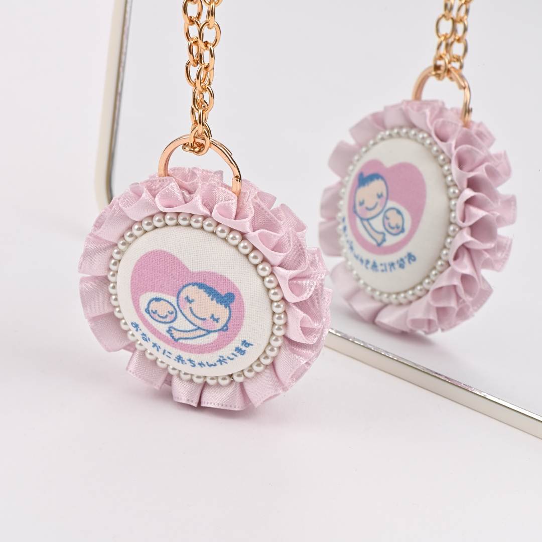 マタニティマーク 可愛い キーホルダー マタニティ かわいい ロゼット