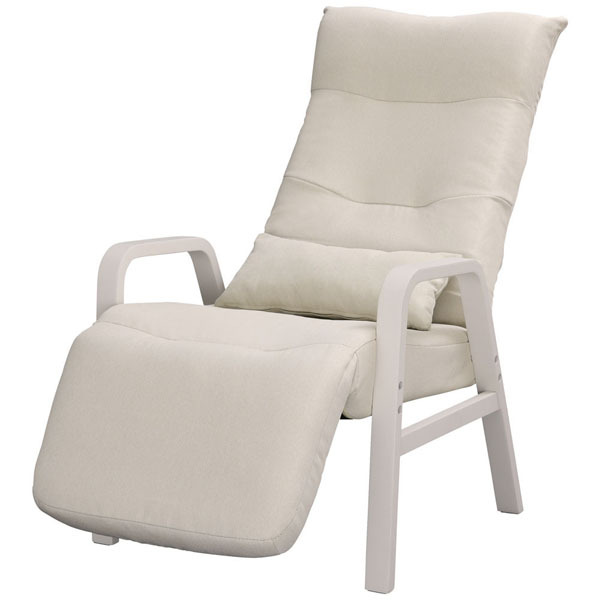 リクライニングチェア 一人用 新生活 椅子 チェア おしゃれ 肘付 リクライニングウッドアームチェア FAC-RHB アイリスオーヤマ [G]｜ladybird6353｜02