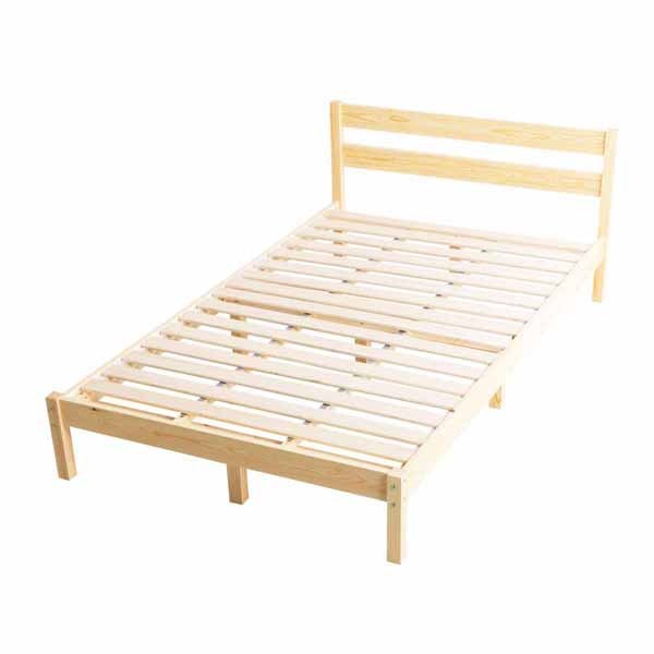 ベッド シングル ベッドフレーム シングルベッド すのこベッド おしゃれ お洒落 北欧 木製 天然木 パイン材 すのこ S PWBX-S｜ladybird6353｜03