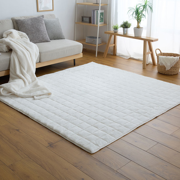 ラグ カーペット 185×240cm 厚み10mm 洗える 毛足ながい ボリューム