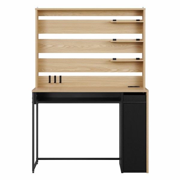 パソコンデスク デスク 木製 リモート おしゃれ コンパクト 収納付き