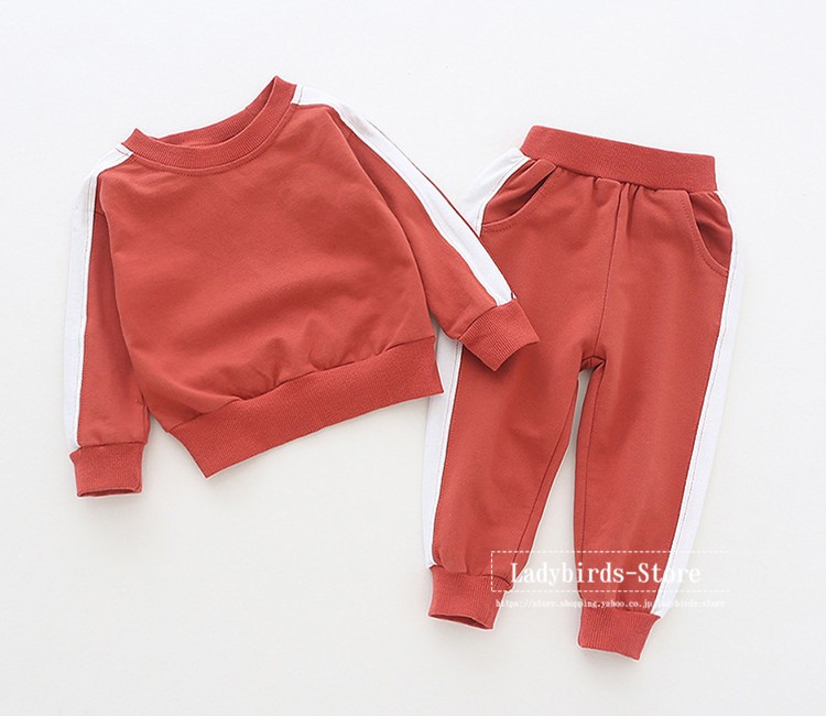 セットアップ 子供服 スウェット 上下セット スポーティー 男の子 運動着 子ども服 長ズボン 長袖 秋 キッズ 男 子供 おしゃれ ジャージ 80 90 100 110 1cm Clll098 Ladybirds Store 通販 Yahoo ショッピング