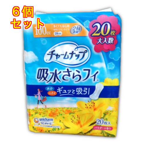 チャームナップ 吸水さらフィ 安心スリム 多くても安心用 20枚入