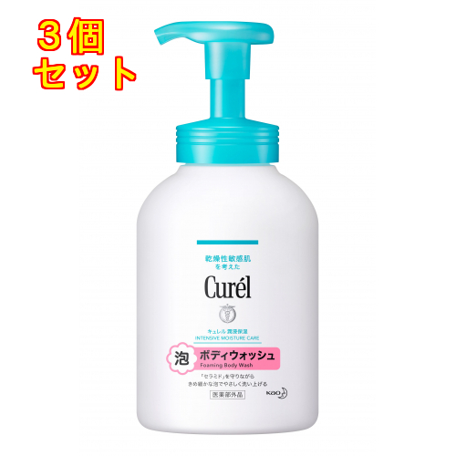 医薬部外品】キュレル 泡ボディウォッシュ ポンプ 480mL : くすりの