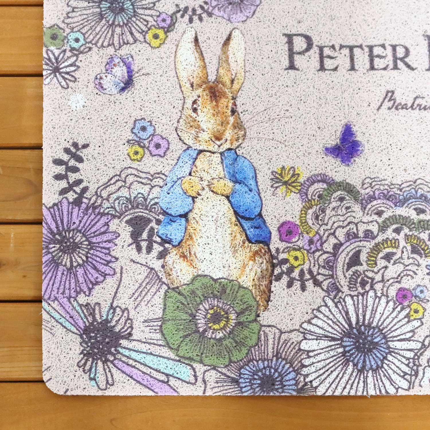 ピーターラビット（PETER RABBIT） 玄関マット 屋外 ピーターラビット