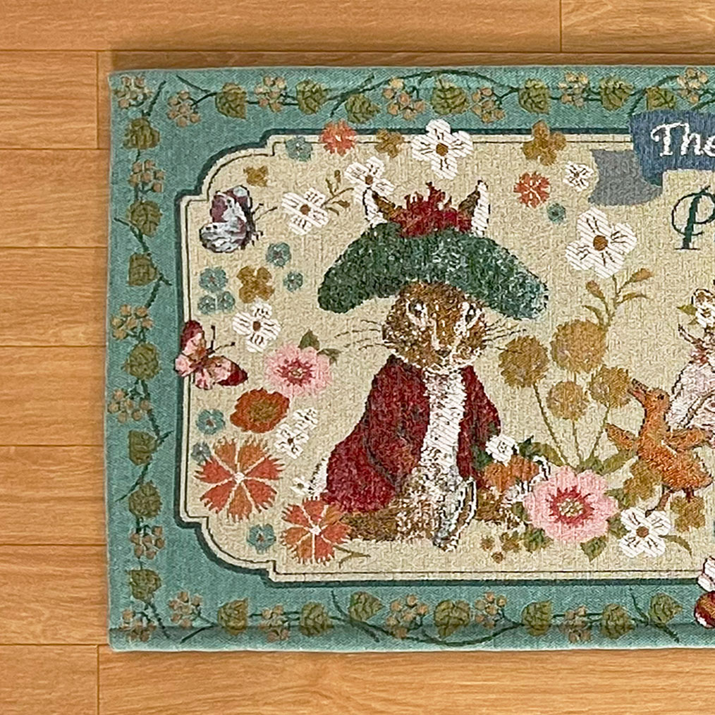 キッチンマット ピーターラビットのシェニールマ...の詳細画像3