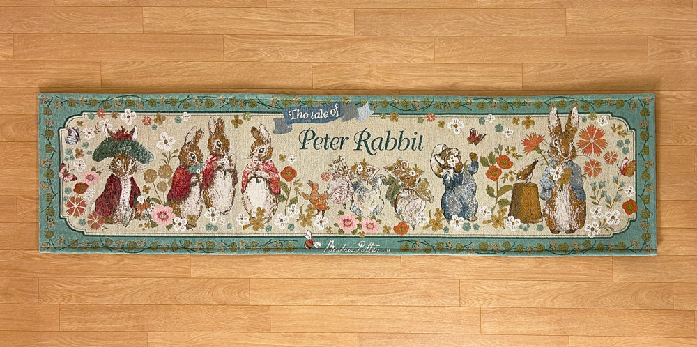 ピーターラビット（PETER RABBIT） キッチンマット ピーターラビットの