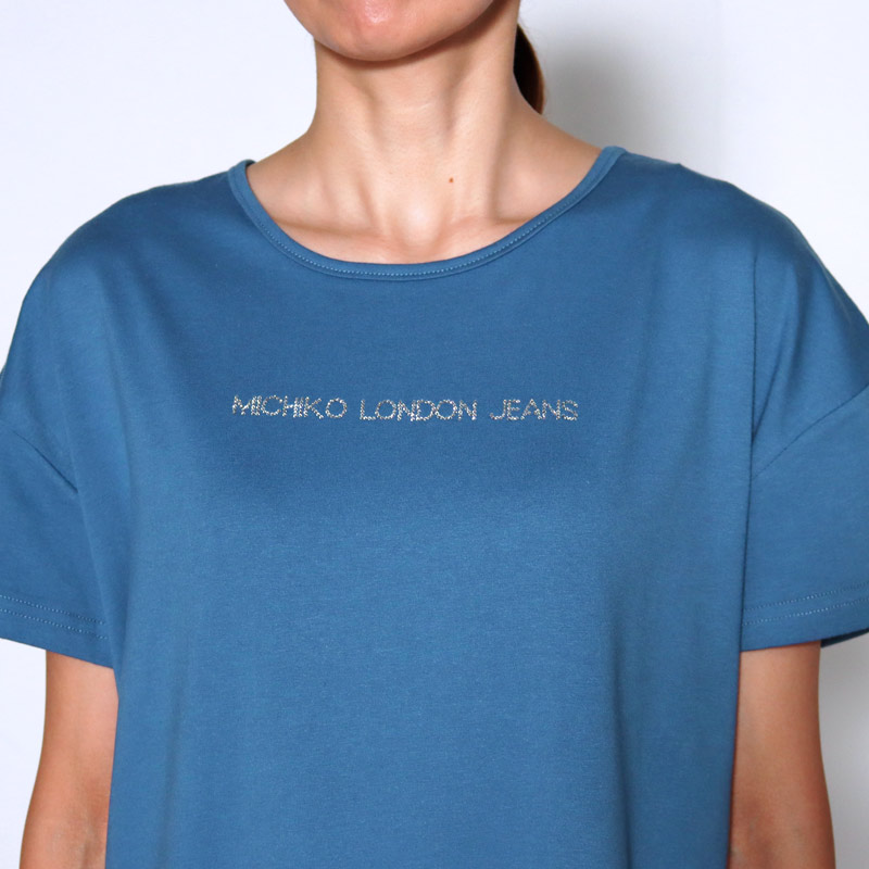 MICHIKO LONDON JEANS（ミチコロンドンジーンズ） ラインストーンロゴ 