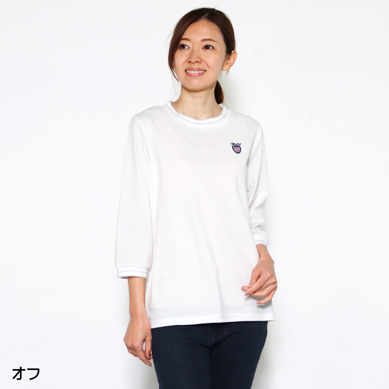 MICHIKO LONDON JEANS（ミチコロンドンジーンズ） ライン入り7分袖 