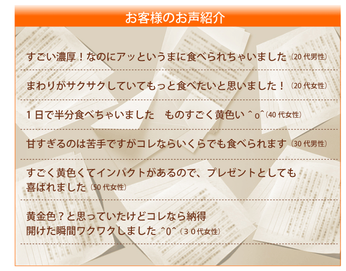お客様のお声紹介