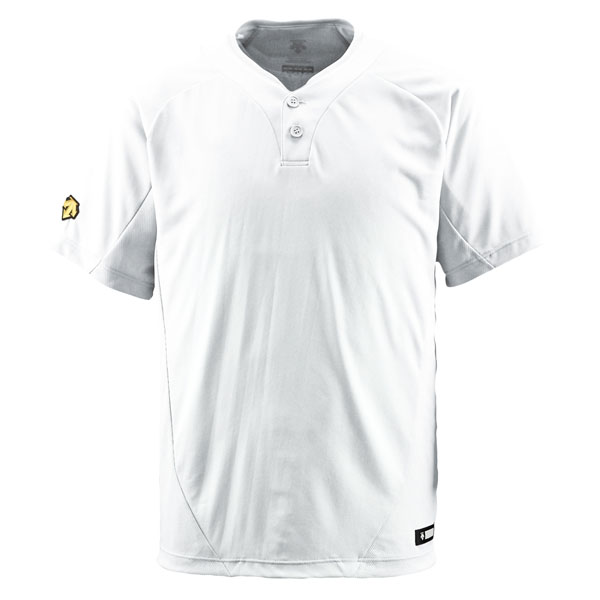 DESCENT デサント 2ボタンTシャツSホワイト ユニセックス DB201-SWHT | DESCENTE | 01