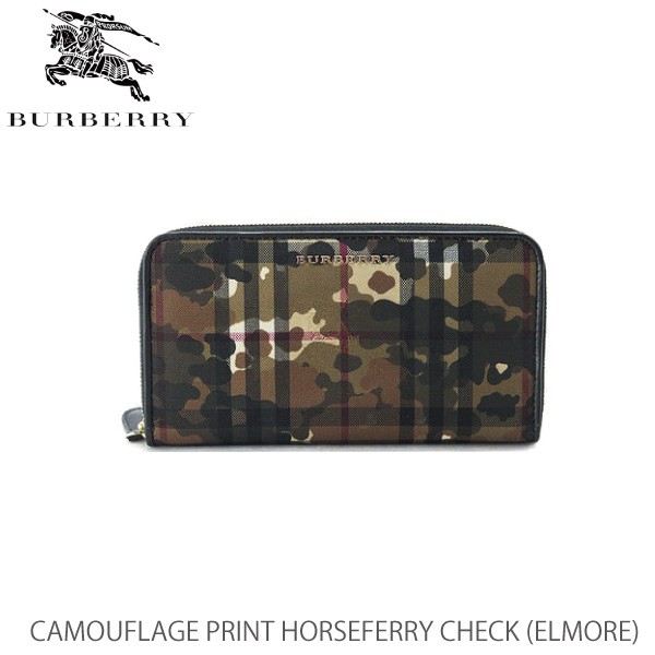 BURBERRY-バーバリー】ELMORE Camouflage Print HorseferryCheck [長 