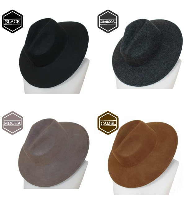 mocha Pompadour ポンパドール Wool Hat ウール ハット レディース