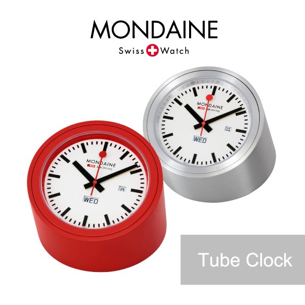『MONDAINE-モンディーン-』Tube Clock〔A667.TUBE〕[デスク 