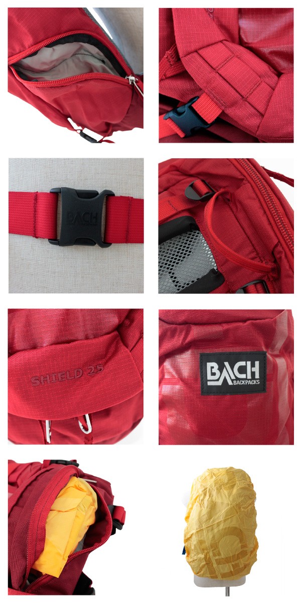 BACH SHIELD 25 レッド バックパック 登山 リュック バッハ BACH 『BACH-バッハ-』SHIELD 25[シールド 25L] : LaG