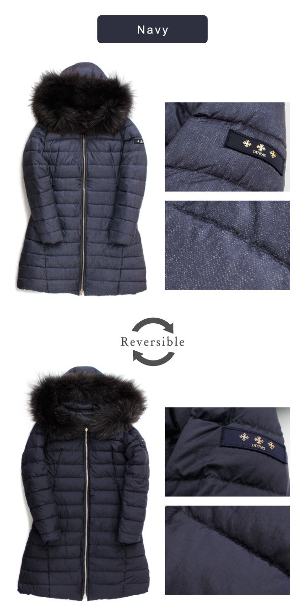 TATRAS タトラス ROBINIA リバーシブルダウンコート 2 TATRAS（タトラス）の「TATRAS(タトラス) 直営店限定ROBINIA