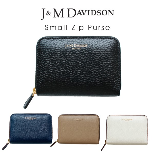 J&M Davidson ジェイアンドエムデヴィッドソン Small Zip Purse〔5259