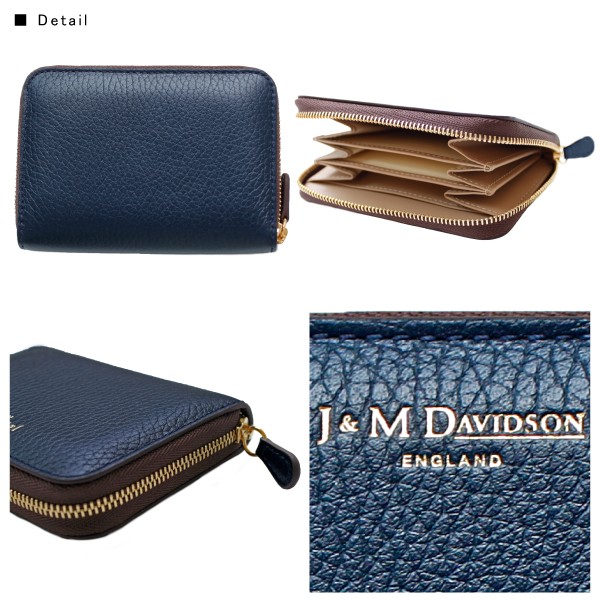 h*3様 J&M Davidson●スモールジップウォレット J&M Davidson 財布 「SHIPS別注」J＆M DAVIDSON:スモール ジップ