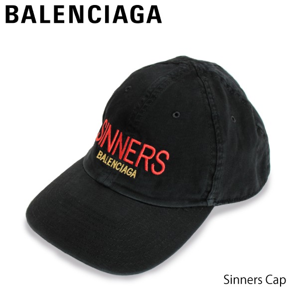 BALENCIAGA バレンシアガ Sinners Cap -ベースボール キャップ :108580