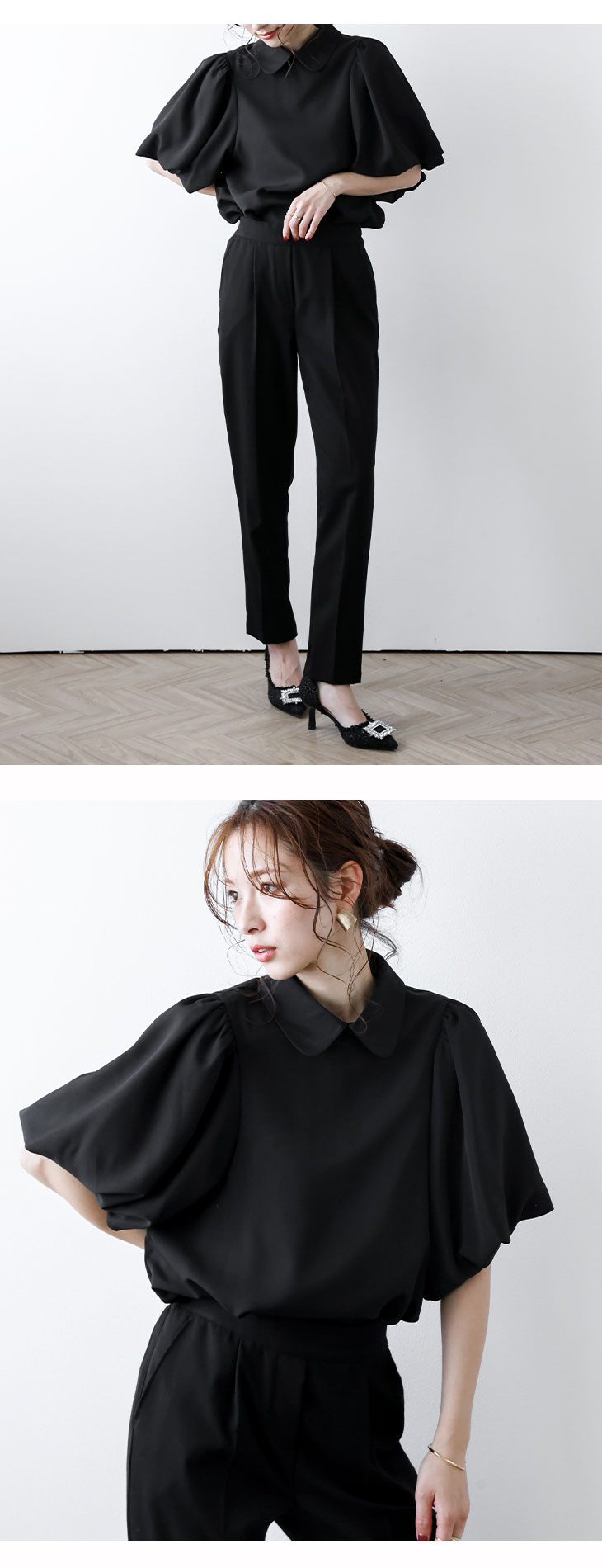 Lajour made in Japan 日本製 トップス バルーンシルエット ブラウス ラジュール【laj-tp054】【即納：1-5営業日】【送料無料】ユ込3 楽天市場】【ラジュール×半額クーポン対象】Lajour made in