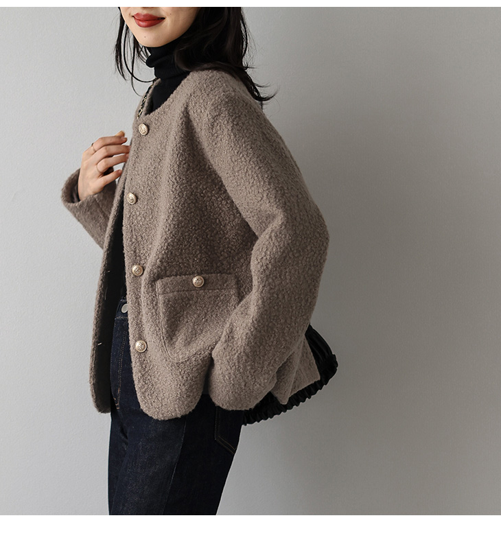 ノーカラー ジャケット ブルゾン 【lsotaw24-800】【即納&予約：（1