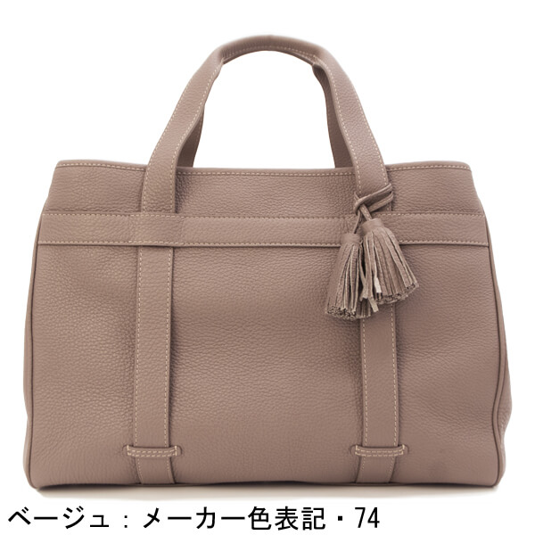アカーテ トートバッグ カーフ シュリンクレザー スクエアトートバッグ ACATE SOVER/SH-M ACT 返品交換不可の画像