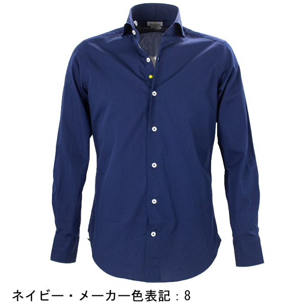 GIANNETTO（ジャンネット） シャツ メンズ カッタウェイ スリム
