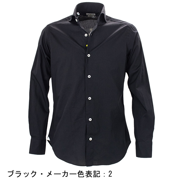 GIANNETTO ジャンネット シャツ　スリムフィット　M GIANNETTO（ジャンネット） シャツ メンズ カッタウェイ スリム