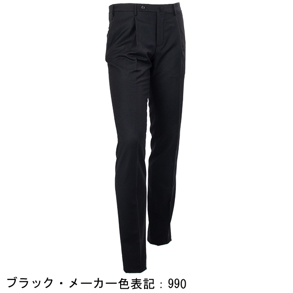 INCOTEXスラックス 48 SUPER100s イタリア製 ブラック スリム INCOTEXスラックス 48 SUPER100s イタリア製 ブラック スリム