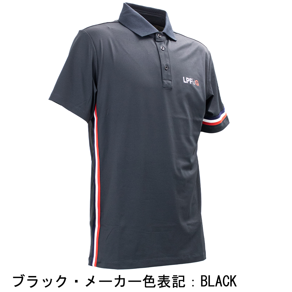 【新品未使用】【正規品】LPFG ルシアンペラフィネ ゴルフ ポロシャツ 紺 ルシアン ペラフィネのゴルフラインからカモフラージュ柄の新作