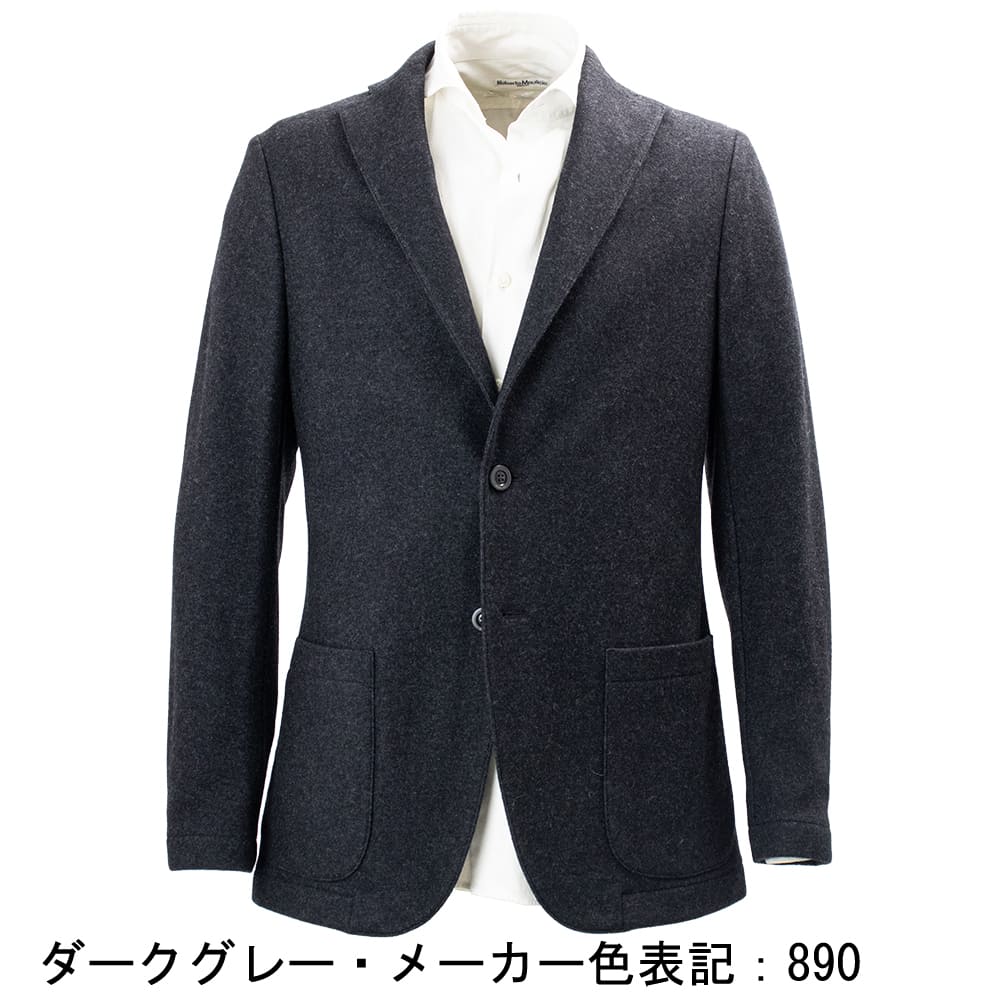 ボリオリ ジャケット メンズ ストレッチ ウール 2B シングル エンプティジャケット BOGLIOLI OG0166-BPC0 BLL 返品交換不可の画像