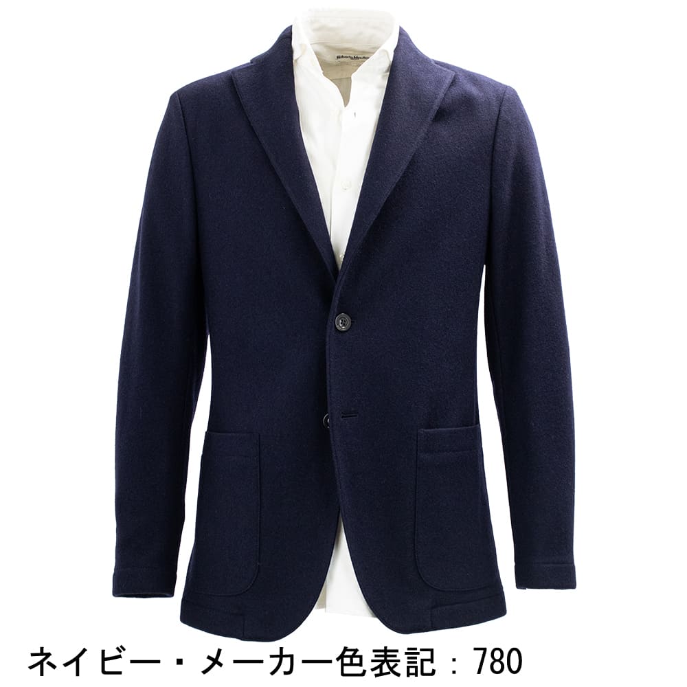 ボリオリ ジャケット メンズ ストレッチ ウール 2B シングル エンプティジャケット BOGLIOLI OG0166-BPC0 BLL 返品交換不可の画像