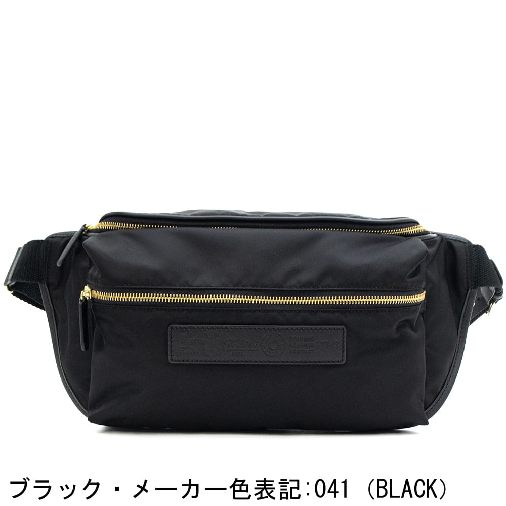 Felisi フェリージ ウエストバッグ ボディバッグ ナイロン×レザー Felisi（フェリージ） ボディバッグ ナイロン×バケッタレザー ウエスト